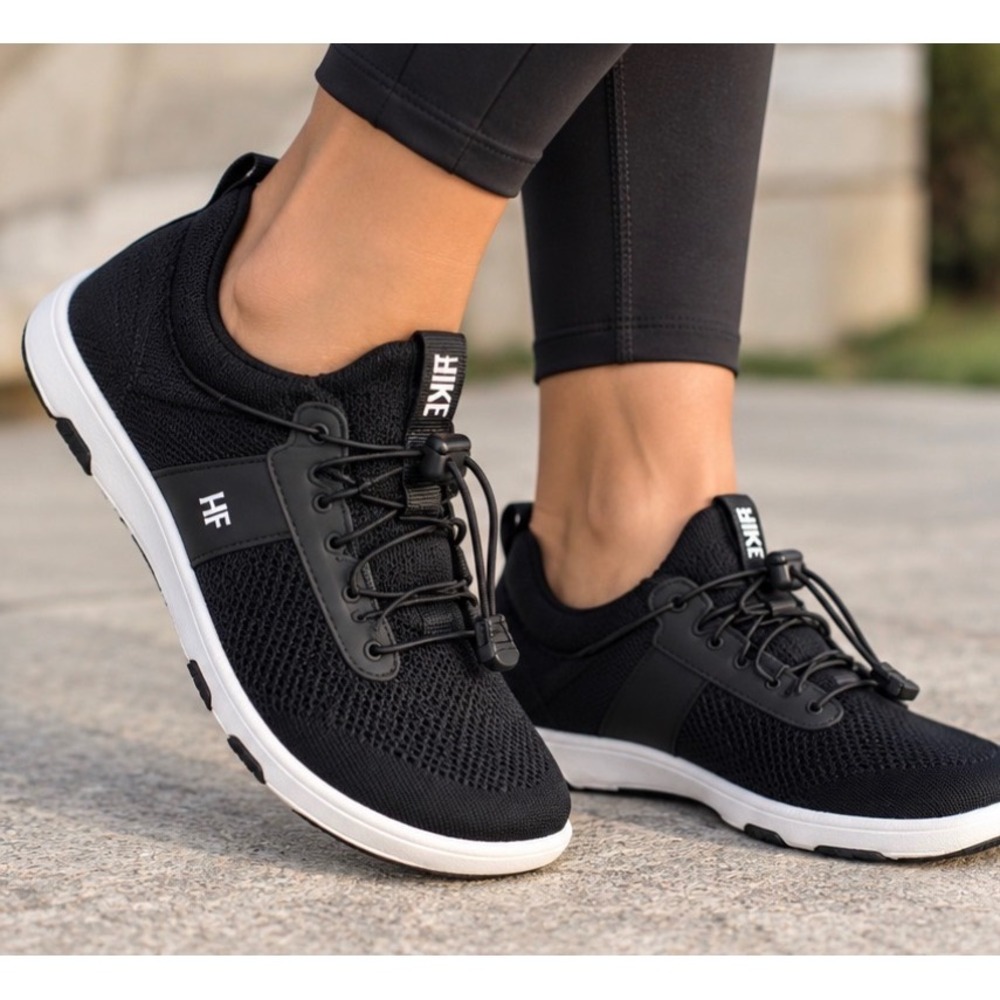 Hike Footwear Theora Pro Black Sneaker Men Barefoot Shoes Size Women 6 Men 4